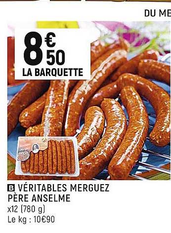 véritables merguez père anselme