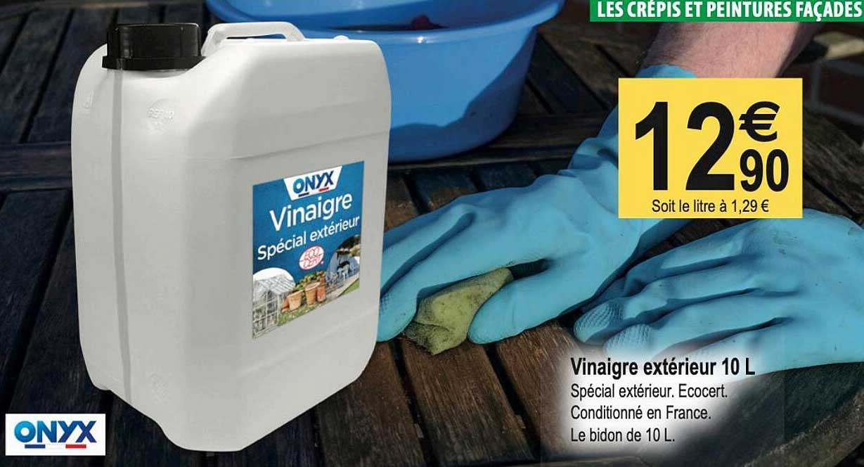 Vinaigre Extérieur 10l Onyx
