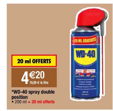 wd-40 spray double position
