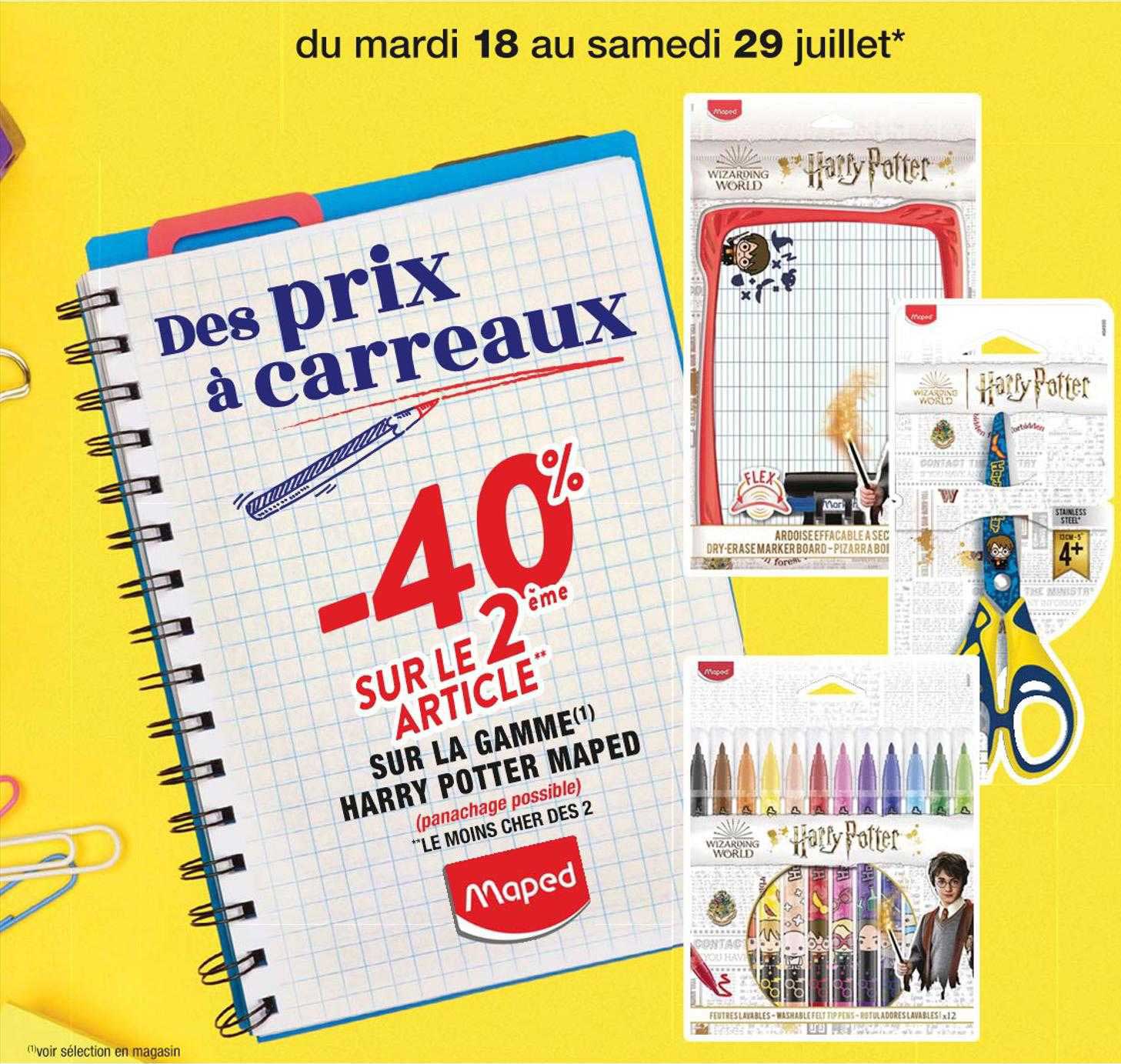 la gamme harry potter maped