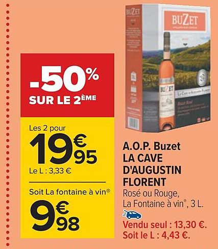 aop buzet la cave d'augustin florent