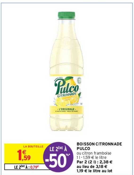 Boisson Citronnade Pulco
