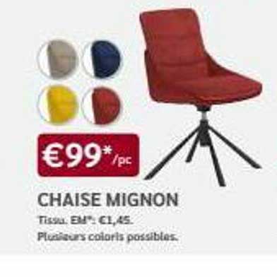 Chaise Mignon