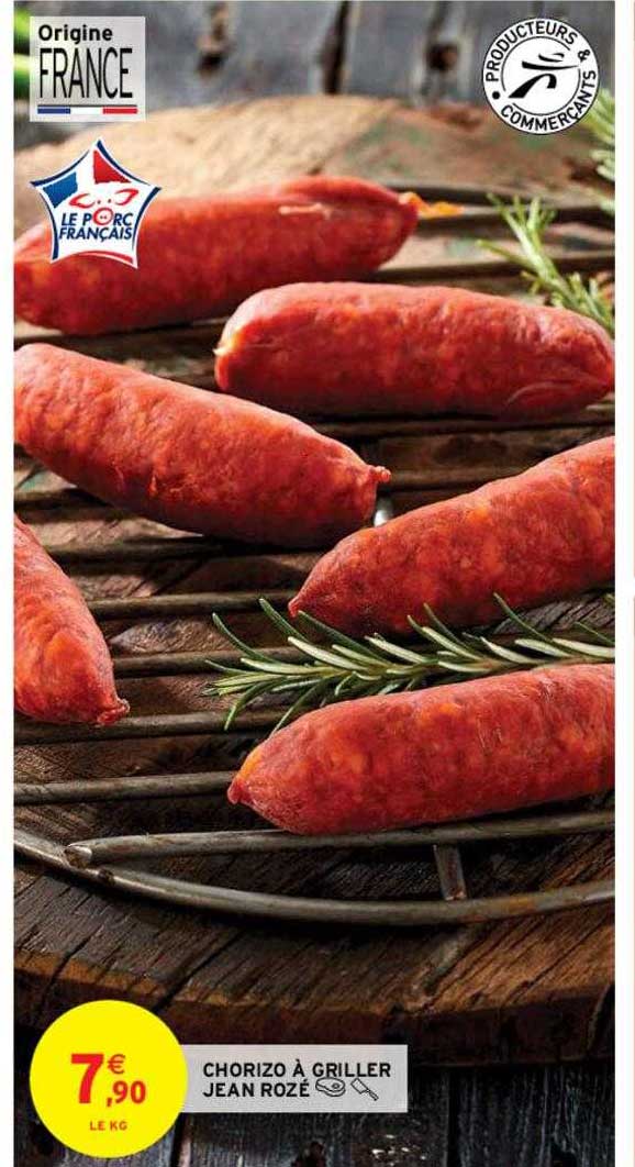 chorizo à griller jean rozé