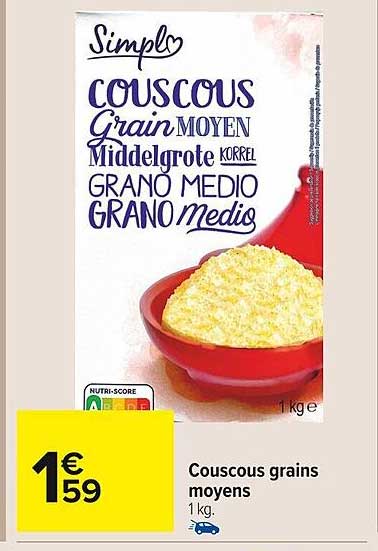 couscous grains moyens