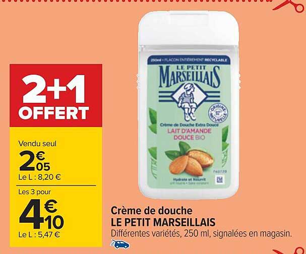 Crème De Douche Le Petit Marseillais