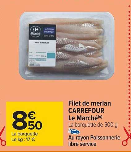 Filet De Merlan Carrefour Le Marché