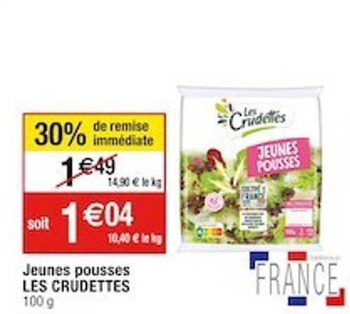 jeunes pousses les crudettes