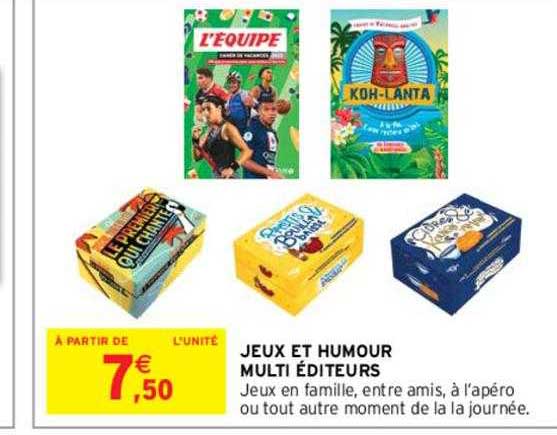 jeux et humour multi éditeurs