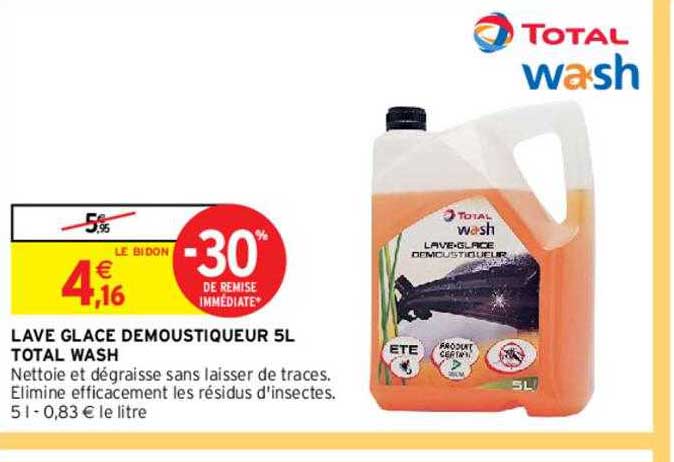 lave glace demoustiqueur 5l total wash