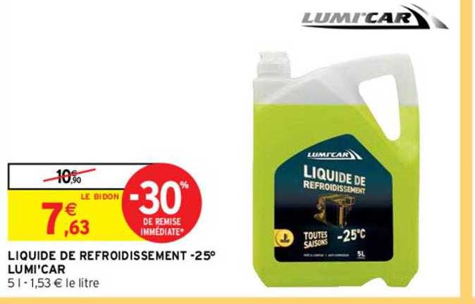 Liquide De Refroidissement -25° Lumi'car