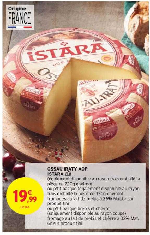 ossau iraty aop istara