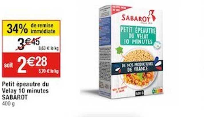 petit épeautre du velay 10 minutes sabarot