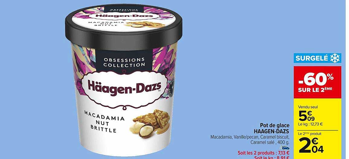 pot de glace häagen-dazs