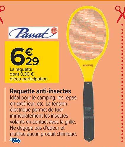 raquette anti-insectes passat