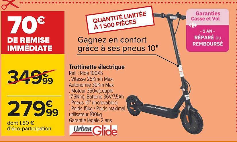 trottinette électrique urban glide