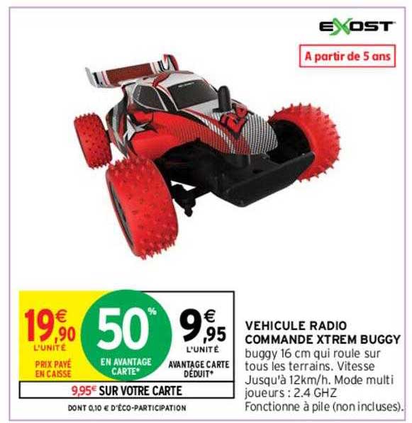 véhicule radio commande xtrem buggy exost