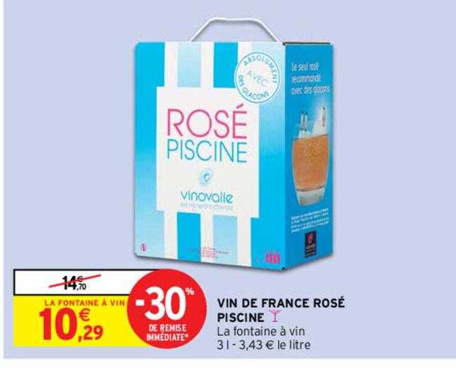 Vin De France Rosé Piscine