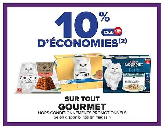10% D’ÉCONOMIES