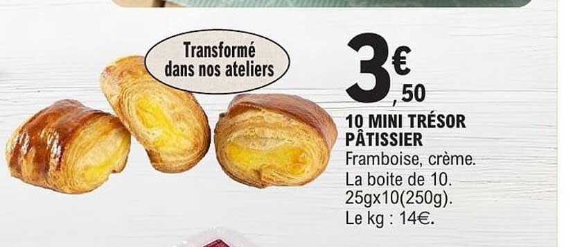 10 MINI TRÉSOR PÂTISSIER