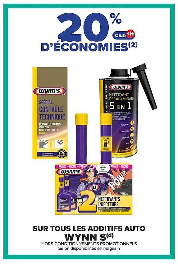 20% D'ÉCONOMIES