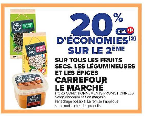 20% D'ÉCONOMIES SUR LE 2ÈME
