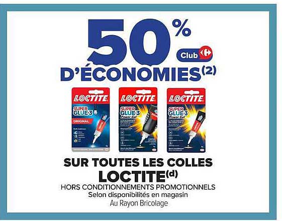 50% D'ÉCONOMIES
