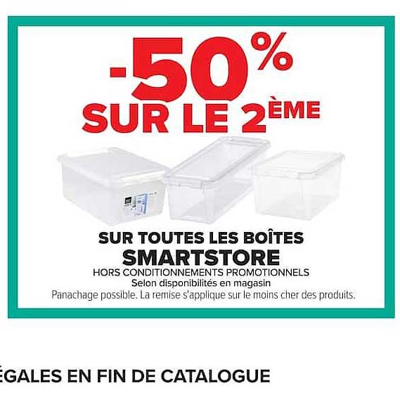 50% SUR LE 2ÈME