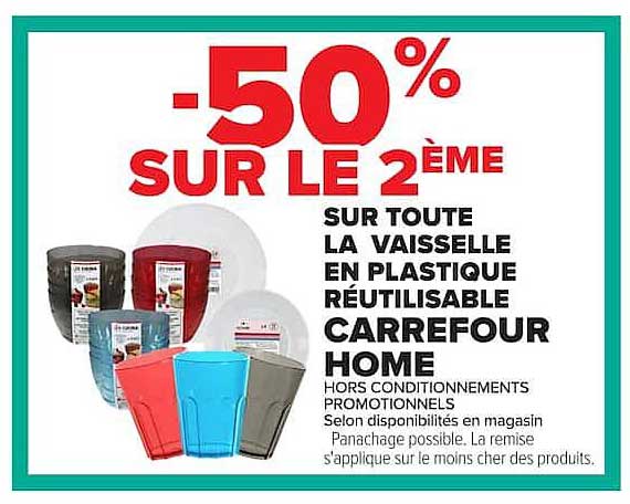 50% SUR LE 2ÈME