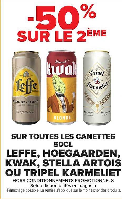 50% SUR LE 2ÈME