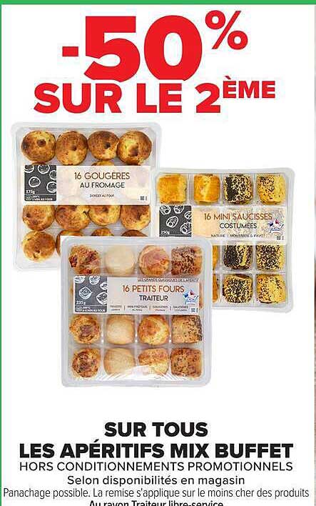 50% SUR LE 2ÈME