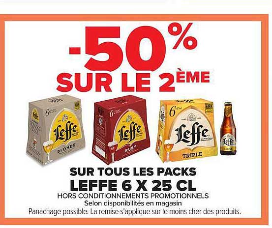 50% SUR LE 2ÈME
