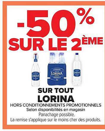 50% SUR LE 2ÈME