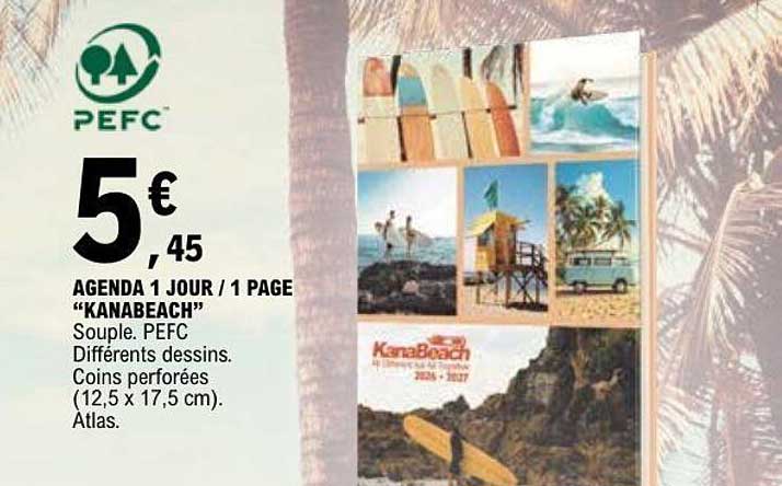 AGENDA 1 JOUR / 1 PAGE "KANABEACH
