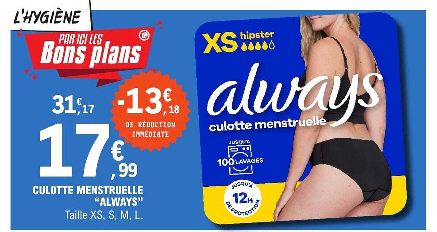 Always culotte menstruelle