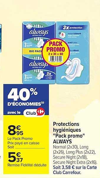 Always Pack promo