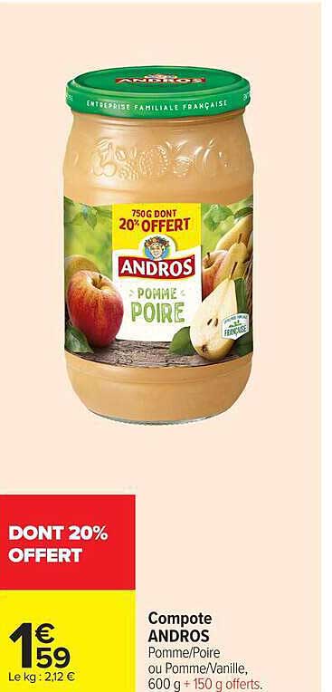 ANDROS Pomme Poire