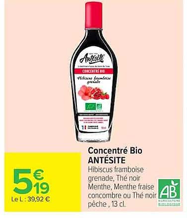 ANTÉSITE Concentré Bio
