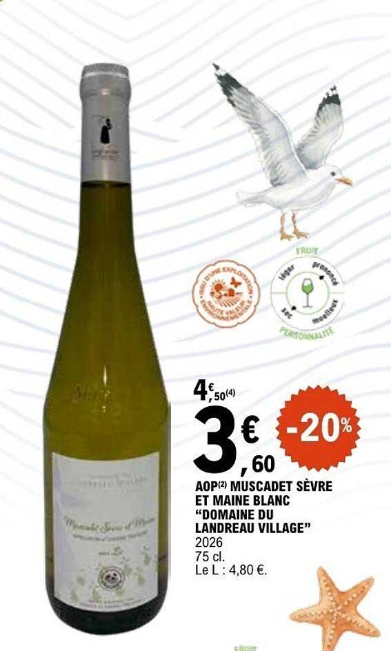 AOP MUSCADET SÈVRE ET MAINE BLANC