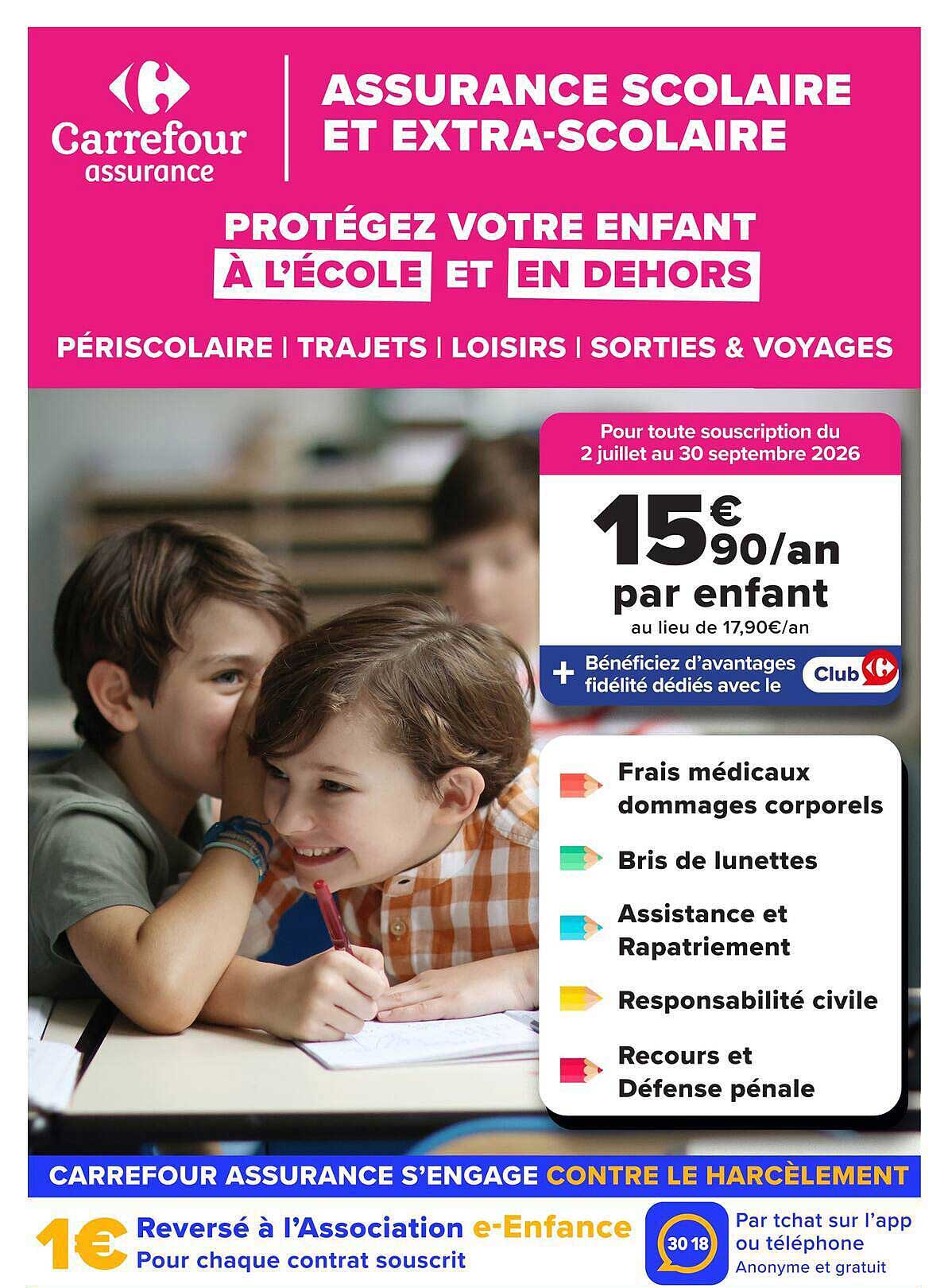 ASSURANCE SCOLAIRE ET EXTRA-SCOLAIRE