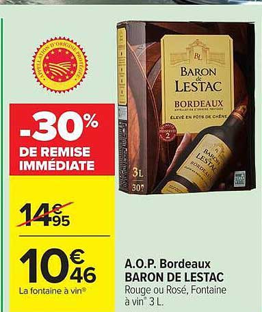 BARON DE LASTAC BORDEAUX