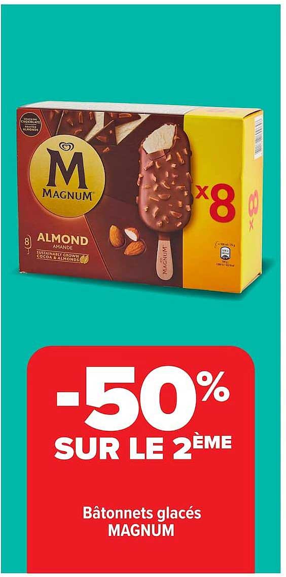 Bâtonnets glacés MAGNUM