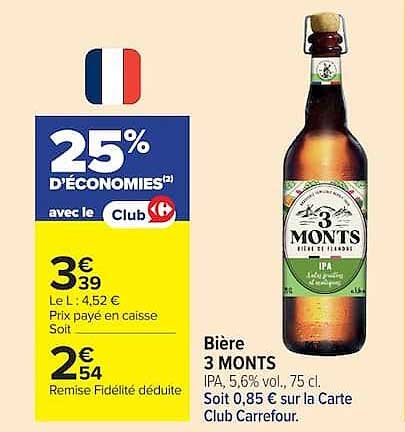 Bière 3 MONTS