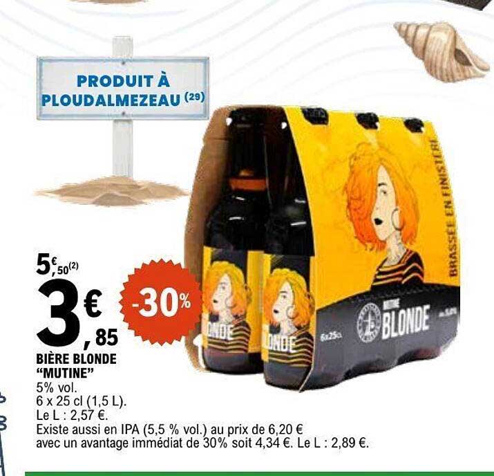BIÈRE BLONDE “MUTINE”