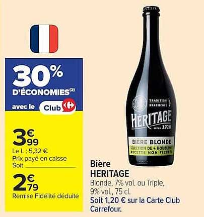 Bière HÉRITAGE