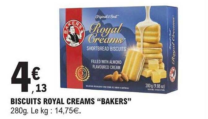 BISCUITS ROYAL CREAMS “BAKERS”
