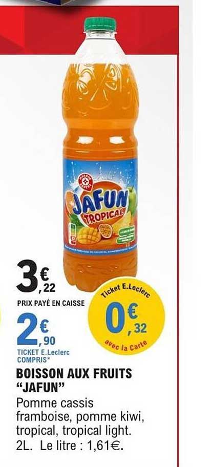 BOISSON AUX FRUITS “JAFUN”