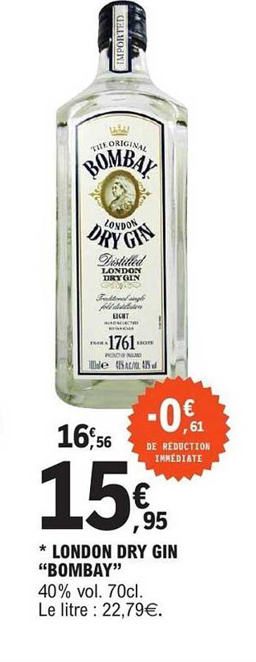 BOMBAY LONDON DRY GIN