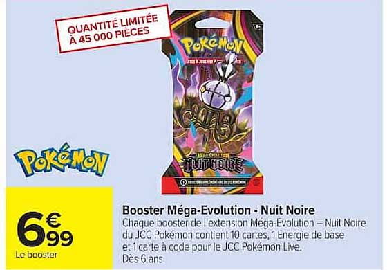 Booster Méga-Evolution - Nuit Noire