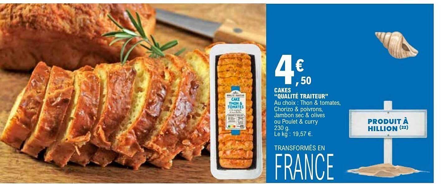 CAKES “QUALITÉ TRAITEUR”